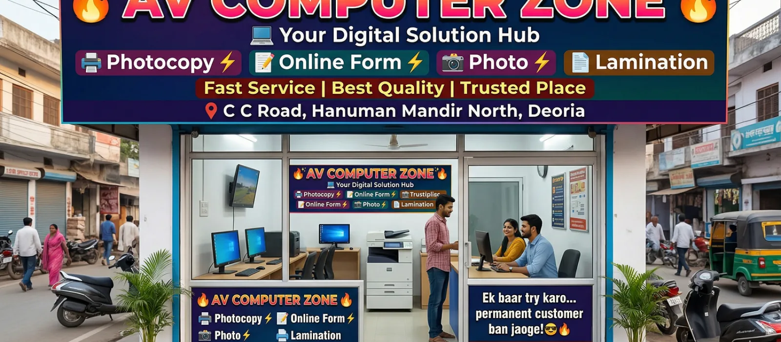 AV Computer Zone banner